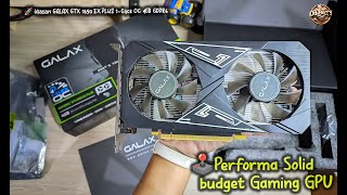 🔥 GALAX GTX 1650 EX PLUS 1Click OC 4GB GDDR6 Performa Optimal Layak untuk PCmu [upl. by Anipsed]