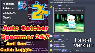 PokeTwo AutoCatcher 2023 Spammer  Say Command Catch Logger  Free amp Anti Ban [upl. by Kaile]