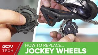 How amp When To Replace Your Derailleur Jockey Wheels [upl. by Annovahs]