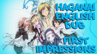 Haganai  I dont have many friends English Dub Episodes 1amp2 First Impressions [upl. by Reuven]