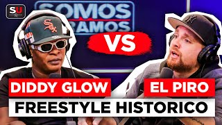 EL PIRO VS DIDDY GLOW  FREESTYLE HISTÓRICO EN SOMOS URBANOS [upl. by Atinahc]