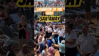 Royal Caribbean Grandeur of the Seas Officers Sail Away June 2024 cruise [upl. by Xaviera]