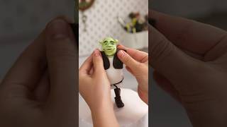 shrek лепкаизмастики фигуркинаторт фигуркиизмастики cakedecorating cake sugarpaste modeling [upl. by Alexandre]