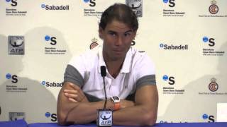 Rueda de prensa de Rafa Nadal  64º Barcelona Open Banc Sabadell [upl. by Holly-Anne]