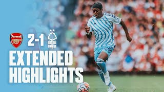 EXTENDED HIGHLIGHTS  ARSENAL 21 NOTTINGHAM FOREST  PREMIER LEAGUE [upl. by Sadnalor]