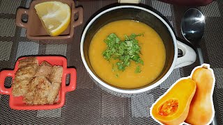 Soupe de Courge FACILE RAPIDE et BONNE Pour la Santé  حساء القرع سهل سريع و صحي  Cuisine Bizza Edd [upl. by Ainessey93]