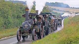 Incredible WW1 Military Vehicle Convoy Steam Through Dorset 11818 [upl. by Naesar]