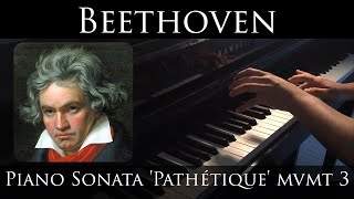 Beethoven  Piano Sonata Pathétique No 8 in C minor mvmt 3 [upl. by End]