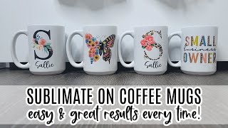 How to Sublimate a Mug for Beginners  Step By Step Tutorial [upl. by Ditzel]