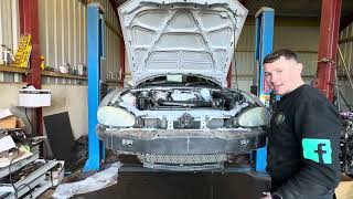 Mazda MX5 NBNBFL chassis rail replacement PT1 The tear down [upl. by Tisdale]