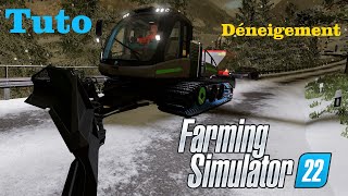 FS22 Tuto  Déneigement [upl. by Holden]