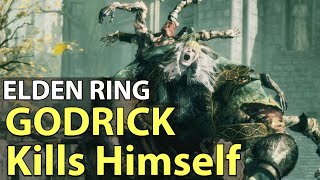 EASY Way to Beat GODRICK The Grafted Elden Ring How to Beat Guide Godric the Golden [upl. by Anibor827]