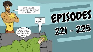 Episodes 221  225  Diversity Puppuccinos amp Winter In Palm Springs  Big Tiny Life Gay Comic [upl. by Nirol]