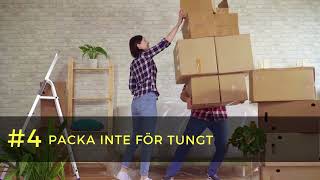 Packa inför flytt – våra 10 bästa tips [upl. by Ivan]