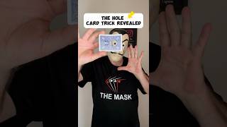 The Hole Card Trick Revealed 🎩🪄 foryou magic tutorial tricks cardtrick shorts youtubeshorts [upl. by Aleit474]