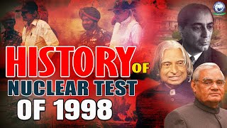 History of Nuclear Test 19741998  Operation Shakti Indias Pokhran Nuclear Test  APJ Abdul Kalam [upl. by Edras]