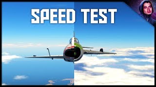 F100D vs Mig 19PT TOP SPEED TEST  War Thunder Supersonic Gameplay [upl. by Eceinej]