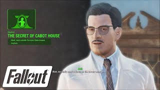 Fallout 4  The Secret of Cabot House w Charisma Bobblehead [upl. by Yrehcaz]