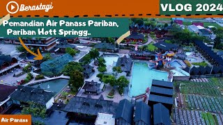 PEMANDIAN AIR PANAS PARIBAN  PARIBAN HOT SPRING  TERBARU  DRONE [upl. by Wilbur475]