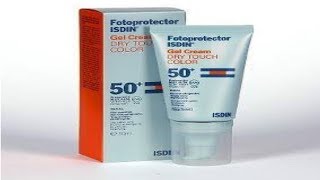 RECOMENDANDO FOTOPROTECTOR ISDIN GEL CREAM CON COLOR PARA PIEL GRASA A MIXTA [upl. by Naols]