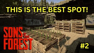 Getting More Crops amp Supplies  Sons Of The Forest Episode 2 [upl. by Elehcir]