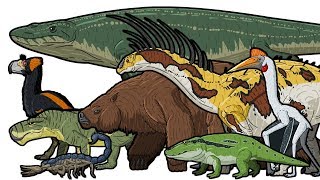 PREHISTORIC LIFE  Animated Size Comparison [upl. by Girardi]