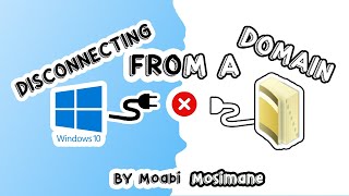 Disconnecting a Windows 10 computer from the Active Directory Domain on Windows Server 2019  Ep 11 [upl. by Clayborn481]