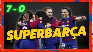 💥¡¡Super Barça Femenino DESTROZA al Levante y son CAMPEONAS de Supercopa [upl. by Art]