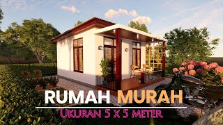 Desain Rumah ukuran 5x5 meter rumahmurah [upl. by Iznik442]