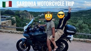 Sardinia Motorcycle Trip  Riding in Sardinia  Yamaha Tracer 9 POV  4K [upl. by Nnahsal]