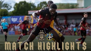 202425 Tamworth FC Vs Sutton United Match Highlights [upl. by Neilla]