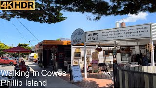 Walking In Cowes  Phillip Island  Victoria Australia  4K HDR [upl. by Nwahsat787]