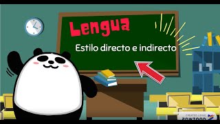 Estilo directo e indirecto 4º [upl. by Merrell509]