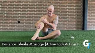 Posterior Tibialis Massage Exercise Demo [upl. by Ahtela]