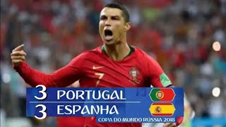 Portugal x Espanha  Melhores Momentos  Copa do Mundo Fifa 2018 da Rússia  Globo [upl. by Quintin]