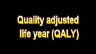 What Is The Definition Of Quality adjusted life year QALY Medical School Terminology Dictionary [upl. by Farrison]