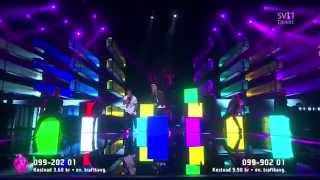 Groupie  Samir amp Viktor Final Melodifestivalen 2015 with Lyrics HD [upl. by Tcideneb761]