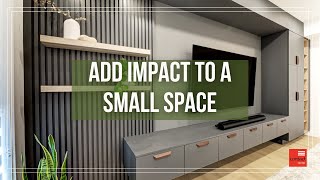 How a Feature Wall Can Elevate Your Living Room Basement or Other Space [upl. by Aciemaj]