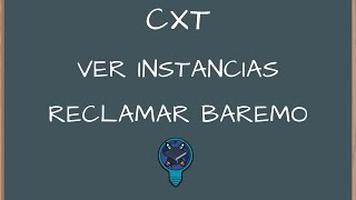 ✌️ Consultar instancias e reclamar baremo do CXT [upl. by Caldera707]