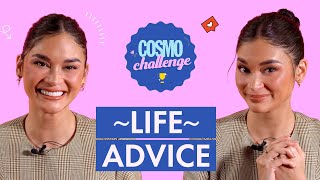 Pia Wurtzbach Gives Honest Advice On How To Meet The One  Cosmo Challenge [upl. by Ritz]