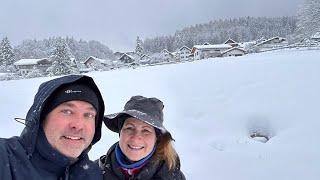 Winterwanderung im Bayerischen Wald Panoramarundwanderweg in Bodenmais mit extrem viel Schnee [upl. by Nirrac]