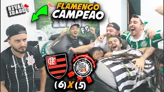 React Flamengo 6 x 5 Corinthians  Flamengo Campeão Copa do Brasil Melhores momentos  Gols [upl. by Edlyn]