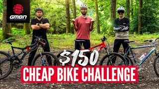 An Enduro MTB For 150  GMBN’s Cheap Bike Challenge [upl. by Holmen478]