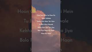 Haan Ke HaanSong by Monali Thakurbollywoodsongs haankehaan lyrics lyricvideo status music [upl. by Enitnemelc]