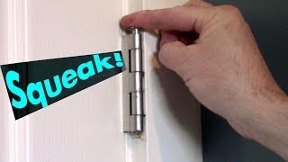 Long Lasting squeaky door hinge fix [upl. by Neladgam]