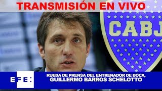 Rueda de prensa del entrenador de Boca Guillermo Barros Schelotto [upl. by Crissie]