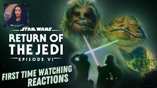 Starwars VI Return of the jedi First time watching reactions [upl. by Enimrej]