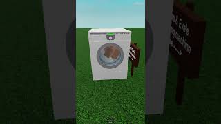 Washing Machine Destruction Unbalanced Spin Compilation 5😦roblox shortsvideo shorts [upl. by Nosbig391]