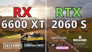 RX 6600 XT VS RTX 2060 SUPER  TEST IN 10 GAMES [upl. by Whitehurst755]