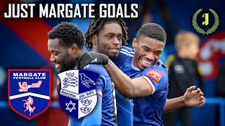 JUST THE MARGATE GOALS  Wingate amp Finchley FC H  20th April 2024 [upl. by Setsero536]